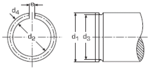 DIN 7993 А Кольцо стопорное пружинное наружное